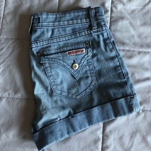 Hudson highwaist shorts railroad pinstripe 28 (27)